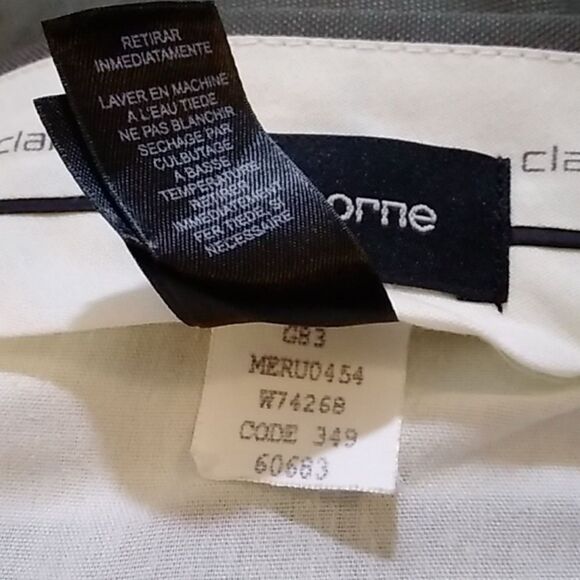 Claiborne Classic Gray  Dress Pants Men’s Size 40/32 - Picture 6 of 8